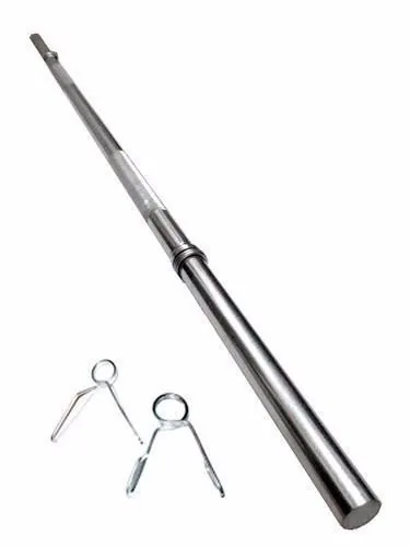 Barra cromada c/topes de 1.5m