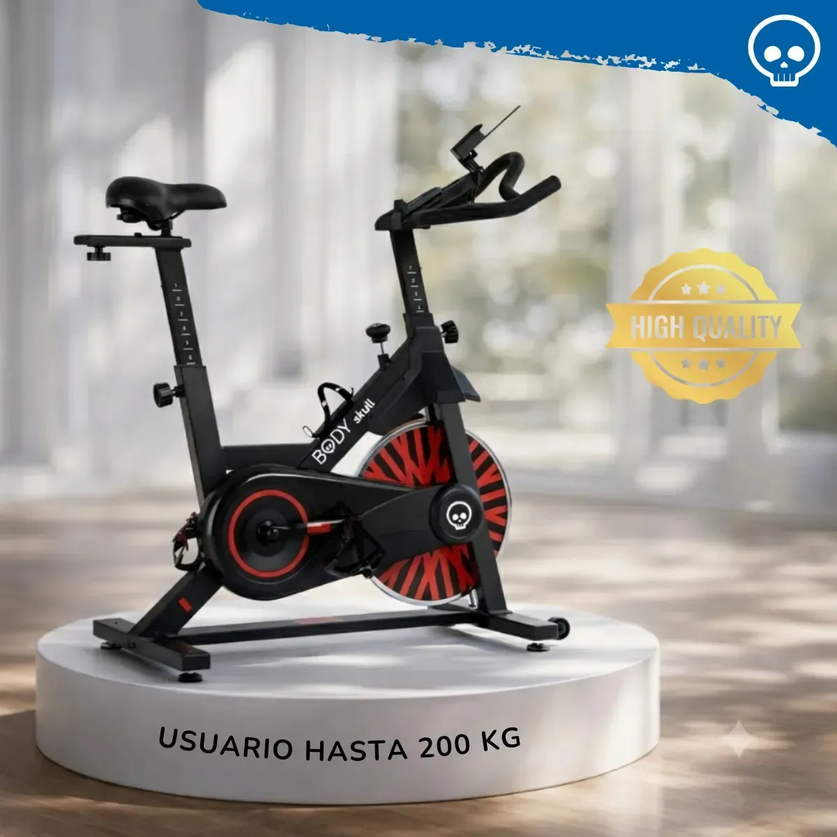 BICI SPINING BODY PROFESIONAL SOPORTA 200 KG USUSARIO