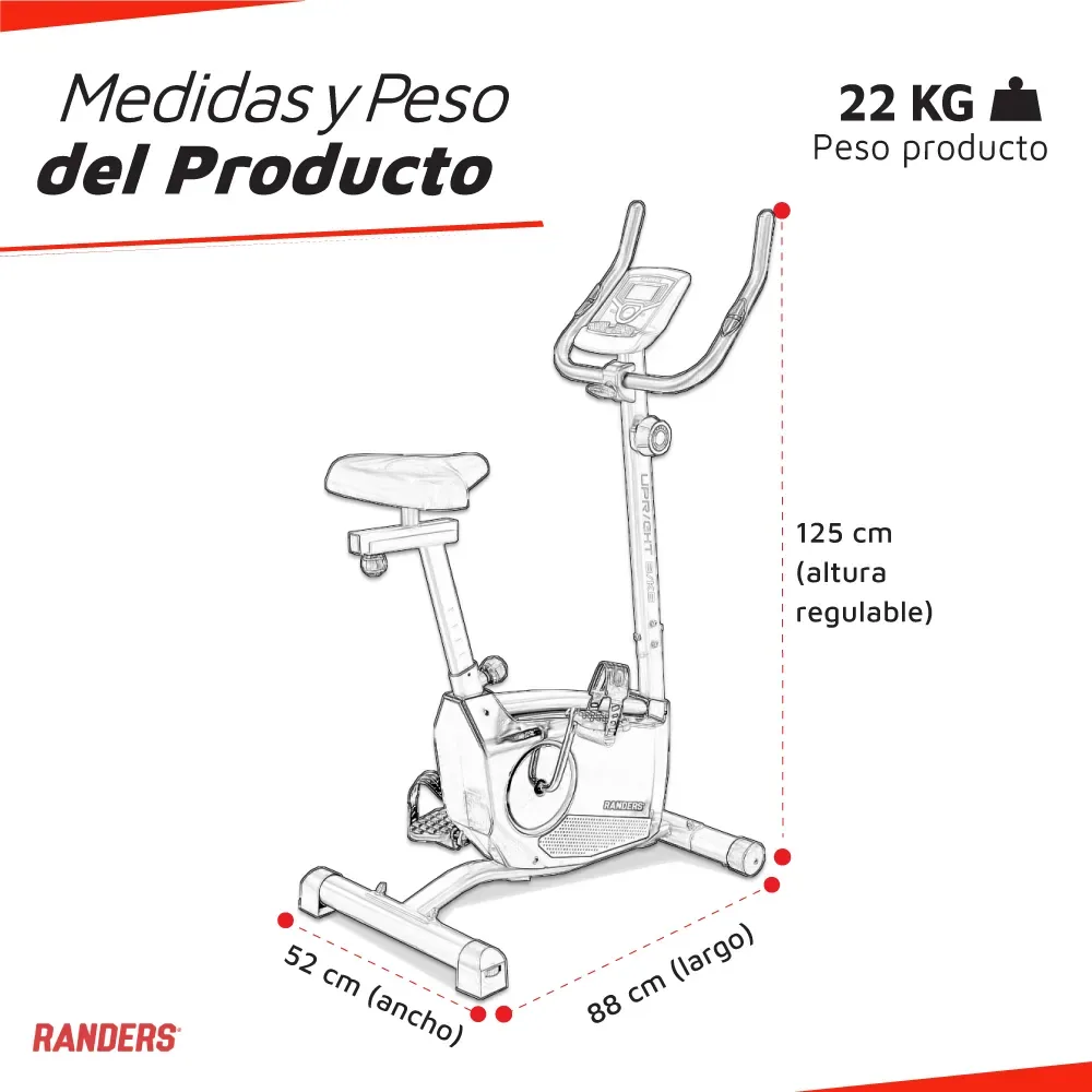 BICICLETA FIJA RANDERS ARG-456, foto 4