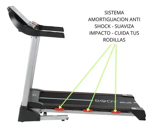 CINTA BODY SKULL HOGAR MOTOR 3 HP CORRIENTE CONTINUA, foto 2