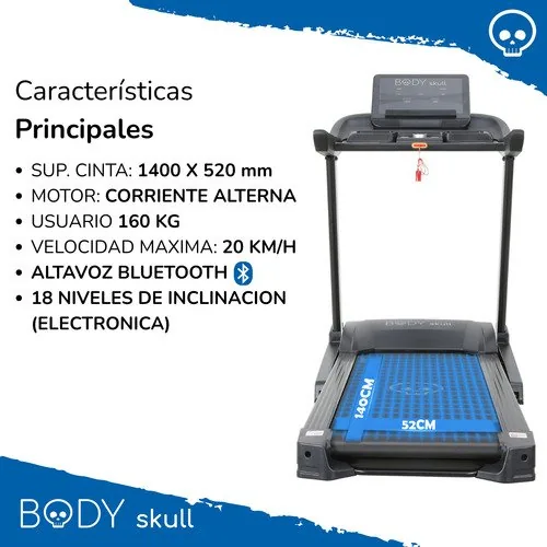 CINTA BODY SKULL PROFESIONAL 3 HP CORRIENTE ALTERNA
