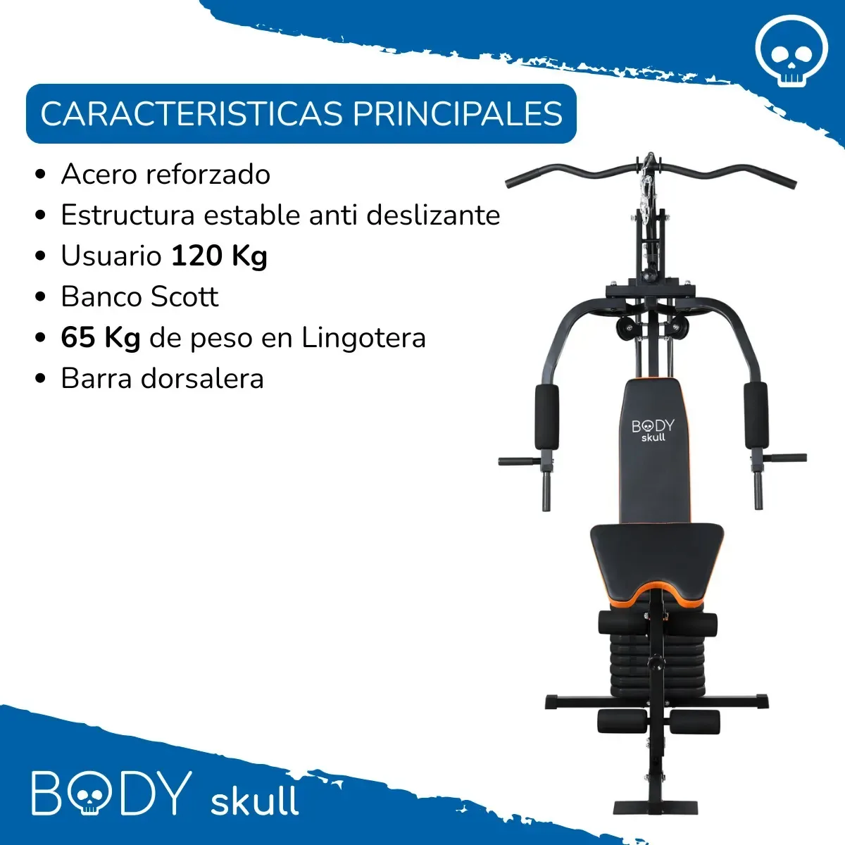 MULTIGIMNASIO BODY CON 65 KG
