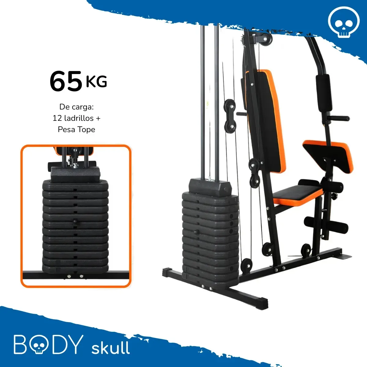 MULTIGIMNASIO BODY CON 65 KG